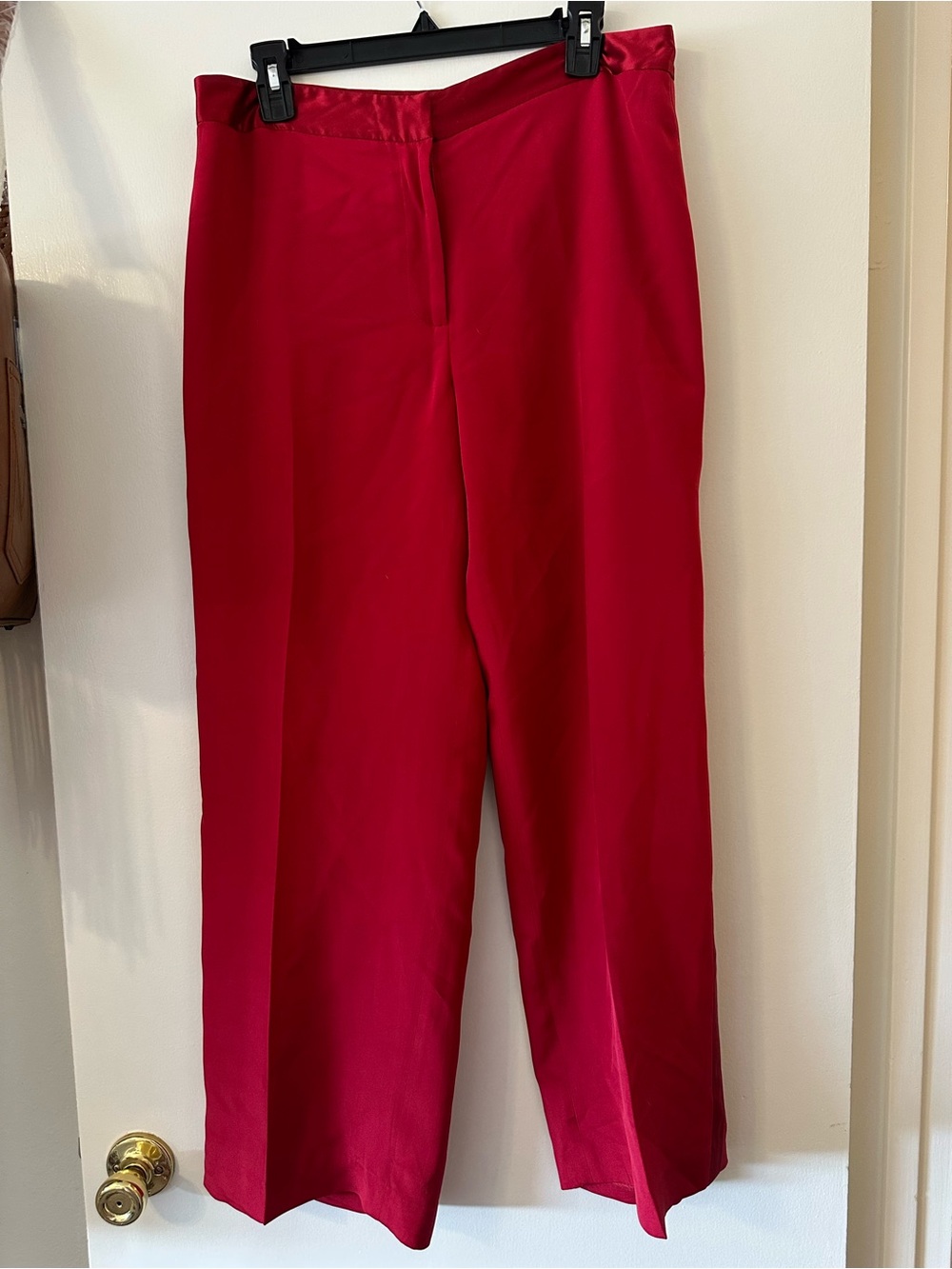 Bloomingdale's Red Women's Wide-Leg Dress Pants
